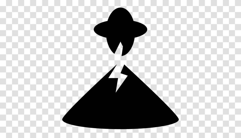Volcano Active Volcano Catastrophe Icon With And Vector, Gray, World Of Warcraft Transparent Png