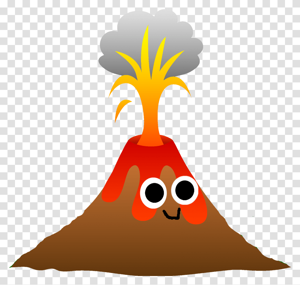 Volcano Animated & Clipart Free Erupting Volcano Clipart, Mountain, Outdoors, Nature, Eruption Transparent Png