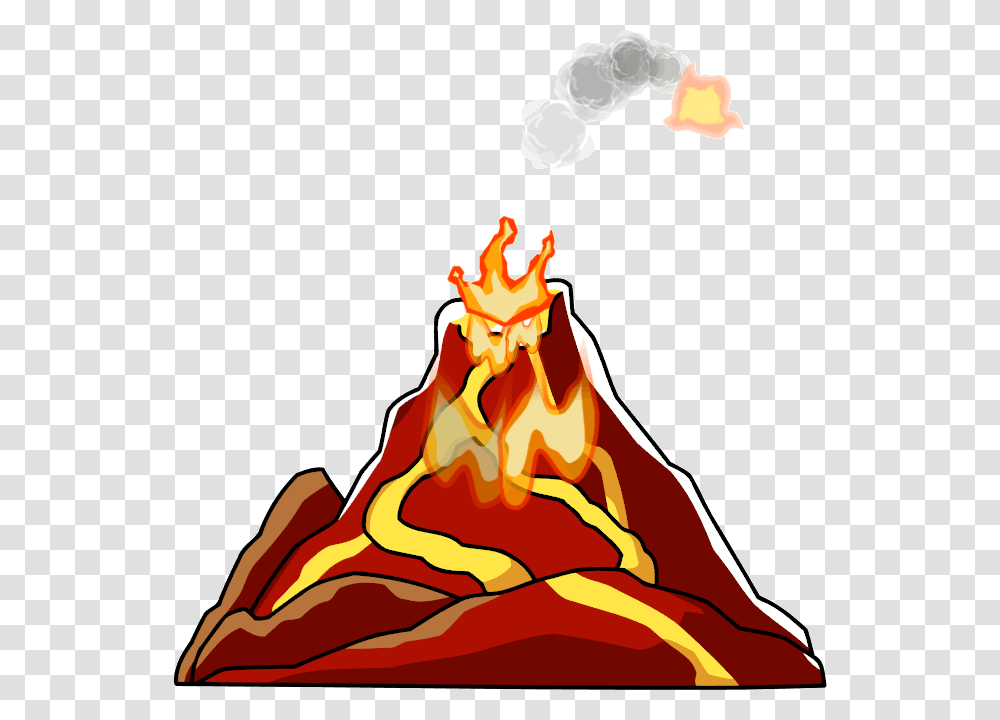 Volcano Background, Fire, Flame Transparent Png