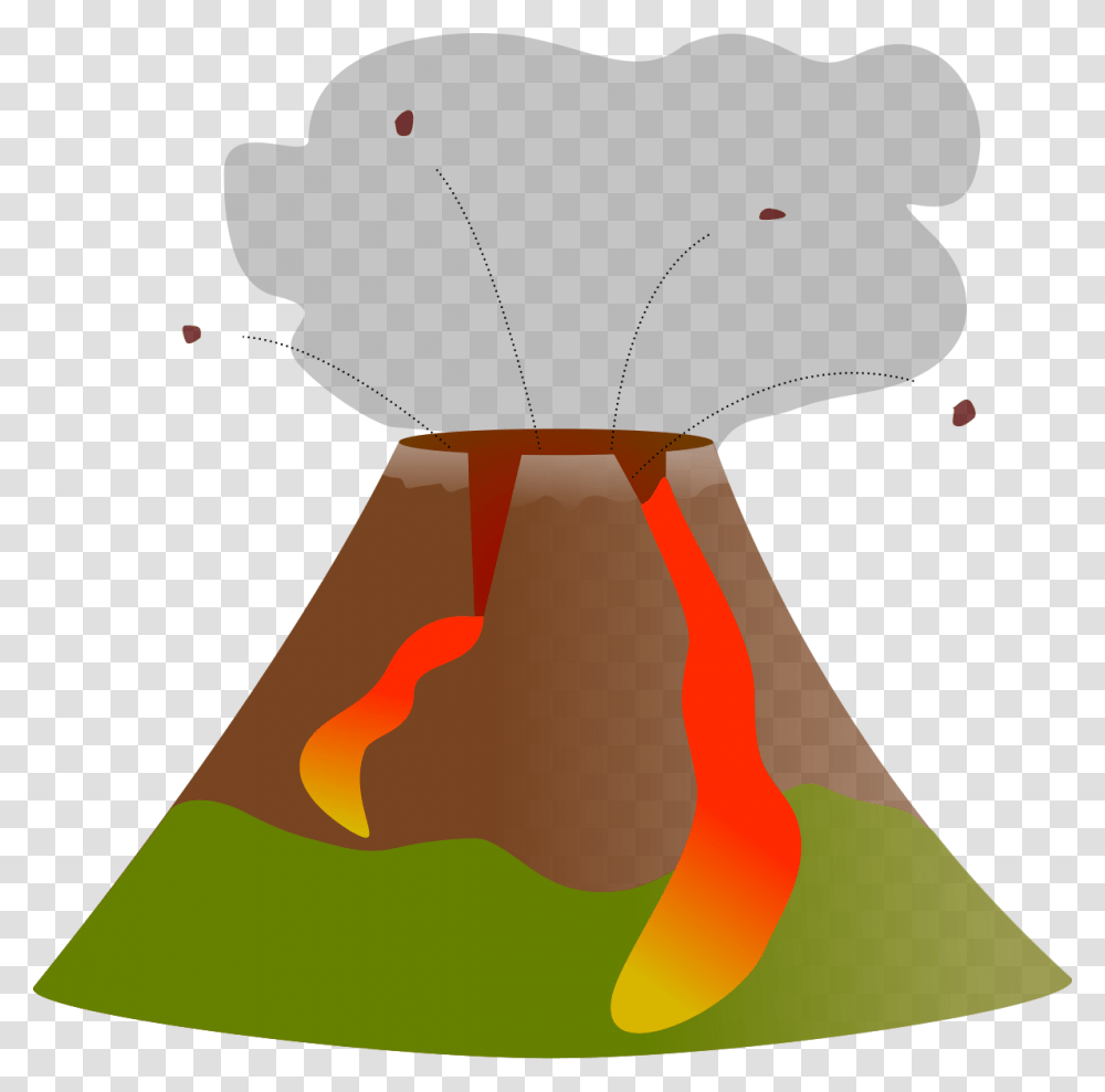 Volcano Clip Art, Nature, Mountain, Outdoors, Food Transparent Png