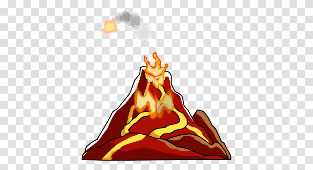 Volcano Free Download, Outdoors, Nature, Mountain, Flame Transparent Png