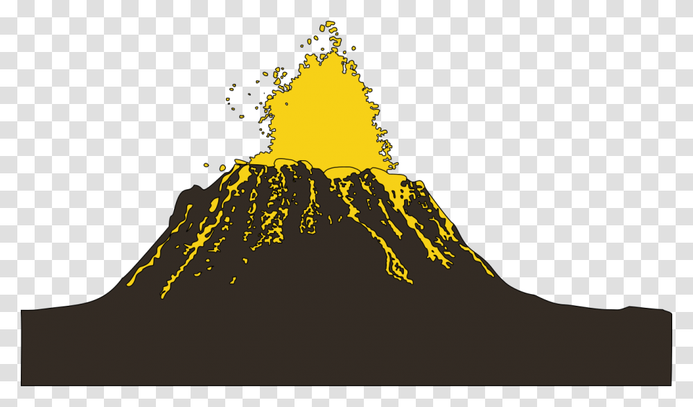 Volcano, Nature, Mountain, Outdoors, Eruption Transparent Png