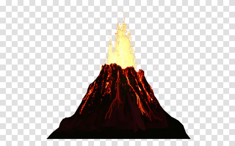 Volcano, Nature, Mountain, Outdoors, Eruption Transparent Png