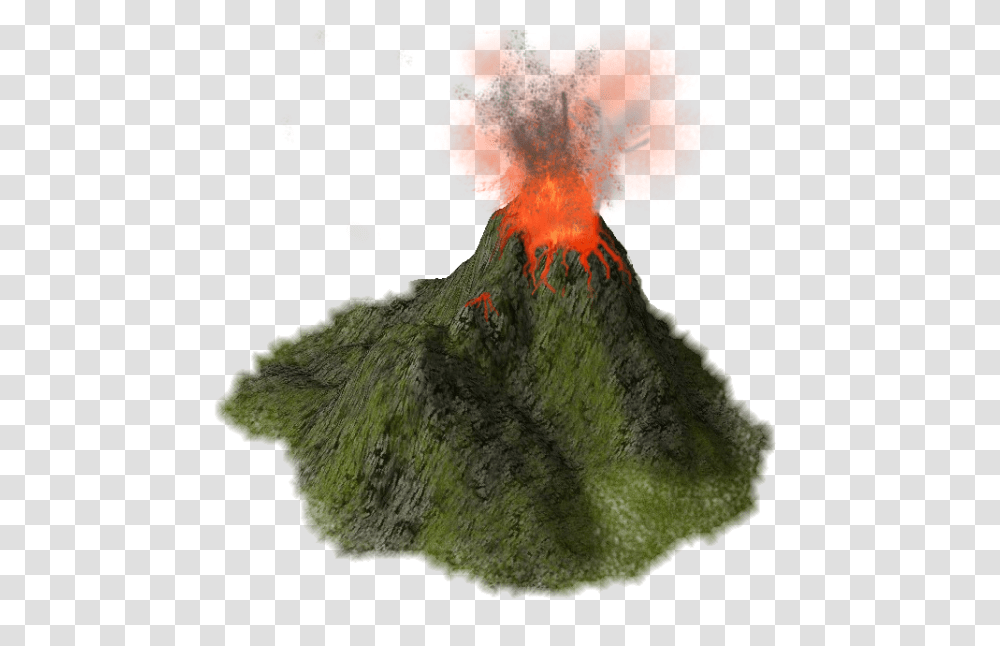 Volcano, Nature, Mountain, Outdoors, Eruption Transparent Png