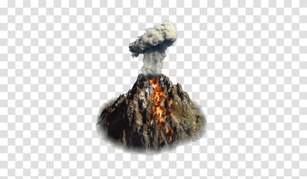 Volcano, Nature, Nuclear, Bonfire, Flame Transparent Png