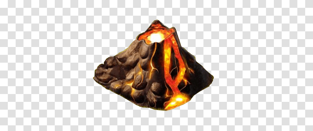Volcano, Nature, Ornament, Bonfire, Flame Transparent Png