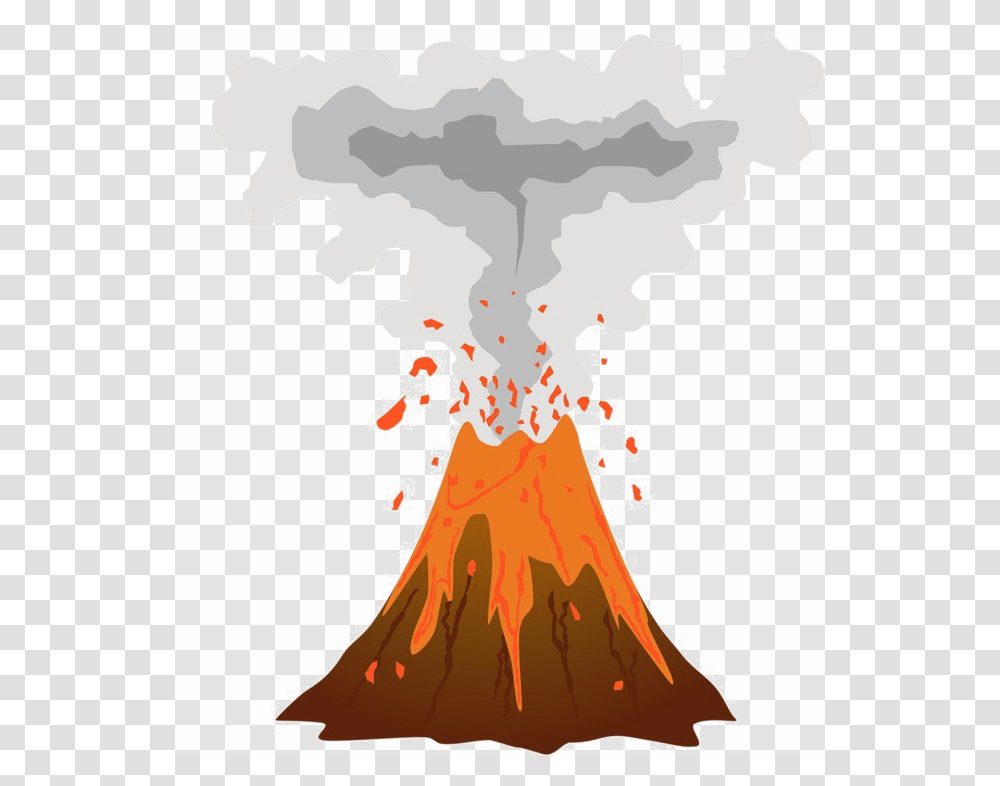Volcano No Background, Mountain, Outdoors, Nature, Eruption Transparent Png