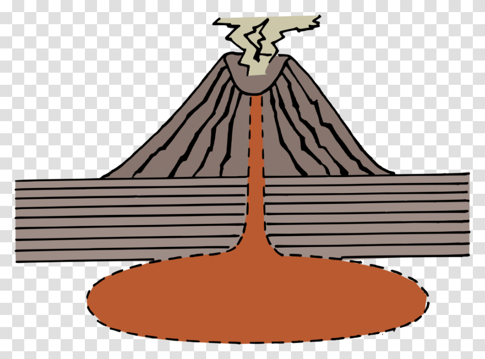 Volcano, Outdoors, Nature, Mountain, Tree Transparent Png