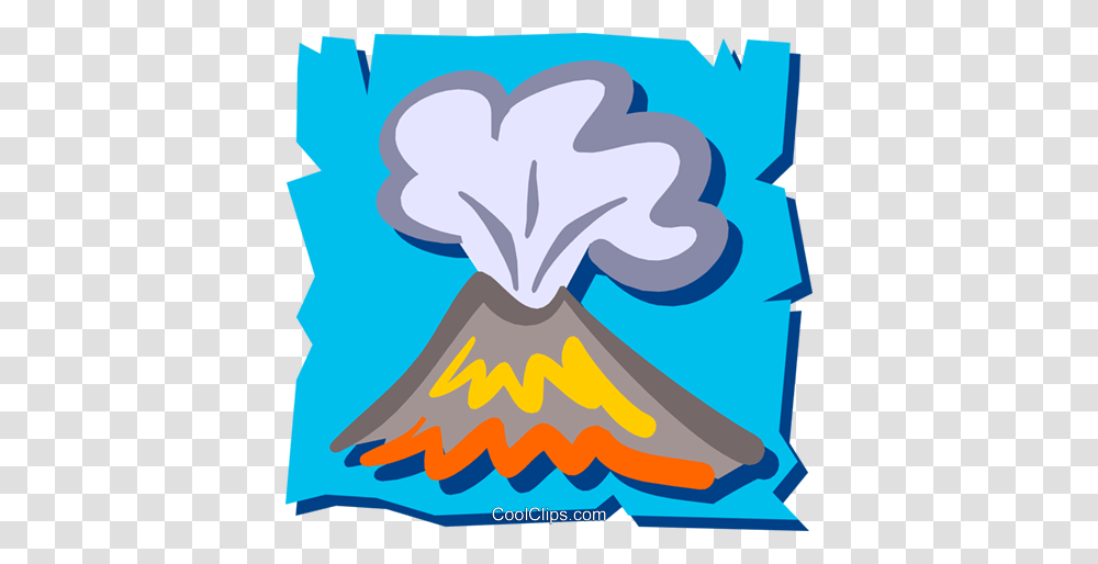 Volcanoes Royalty Free Vector Clip Art Illustration, Outdoors, Nature, Ice Transparent Png