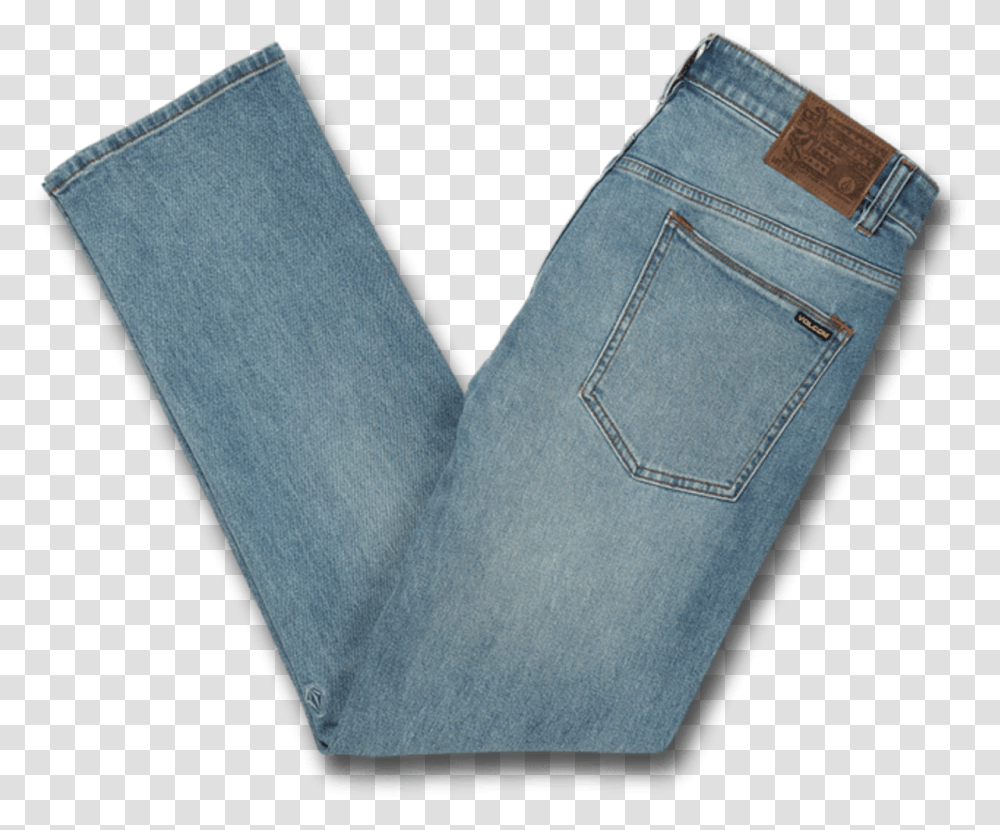Volcom Solver Modern Fit Jeans Light Wicked Blue Solid, Pants, Clothing, Apparel, Denim Transparent Png