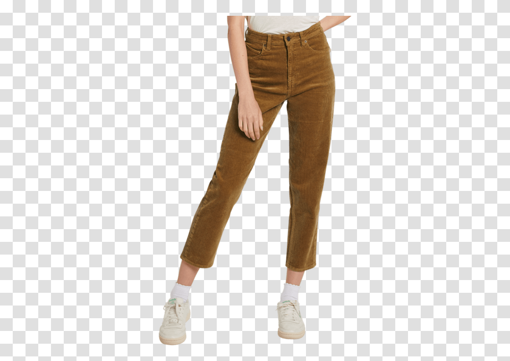 Volcom Stoned Straight Vintage Gold Straight Leg, Pants, Clothing, Apparel, Person Transparent Png