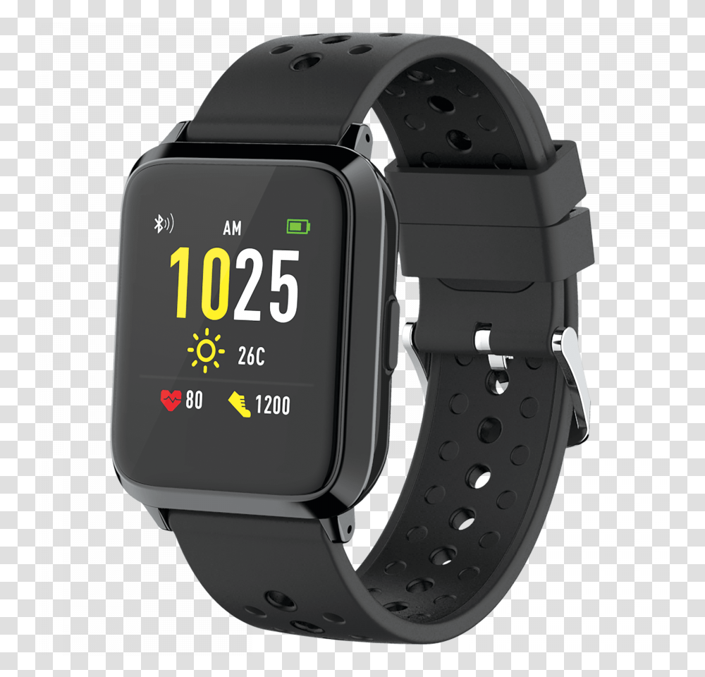 Volkano Active Tech Trailblazer Smart Watch With Gps Activity Tracker, Helmet, Apparel, Wristwatch Transparent Png