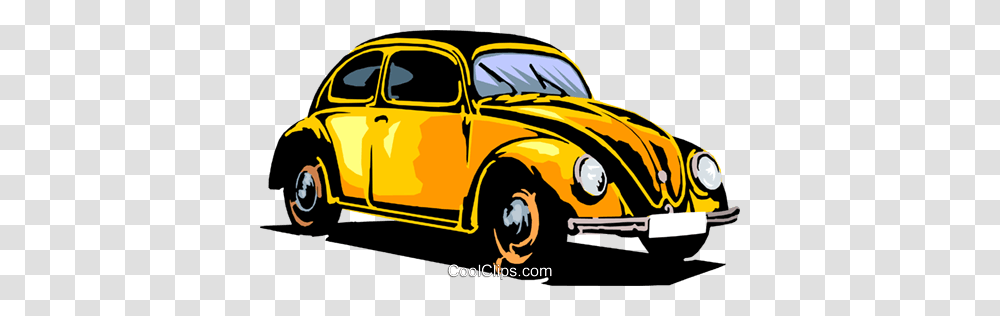 Volkswagen Beetle Royalty Free Vector Clip Art Illustration, Car, Vehicle, Transportation, Wheel Transparent Png