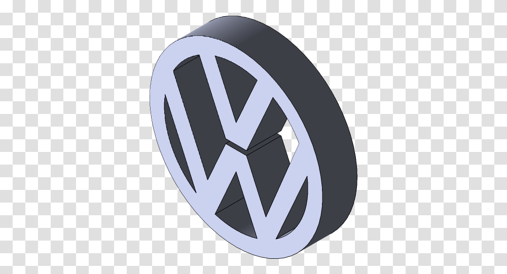Volkswagen Car Logo Design In Solidworks Corner Circle, Symbol, Soccer Ball, Trademark, Hand Transparent Png