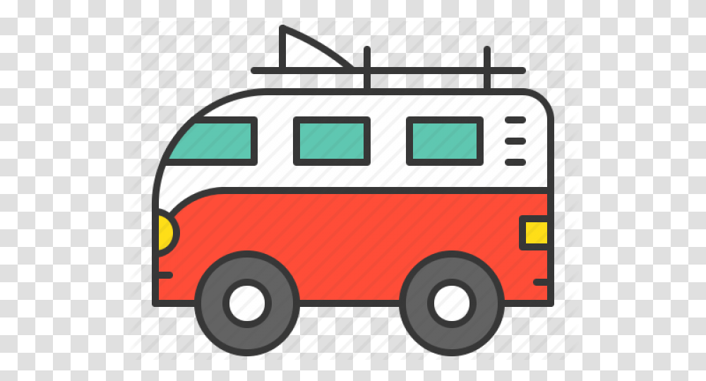 Volkswagen Clipart Surf Van, Caravan, Vehicle, Transportation, Bus Transparent Png