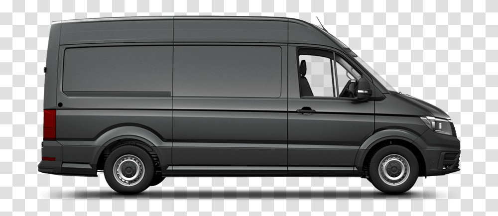 Volkswagen Crafter Panel Van New Vw Crafter Black, Vehicle, Transportation, Minibus, Caravan Transparent Png