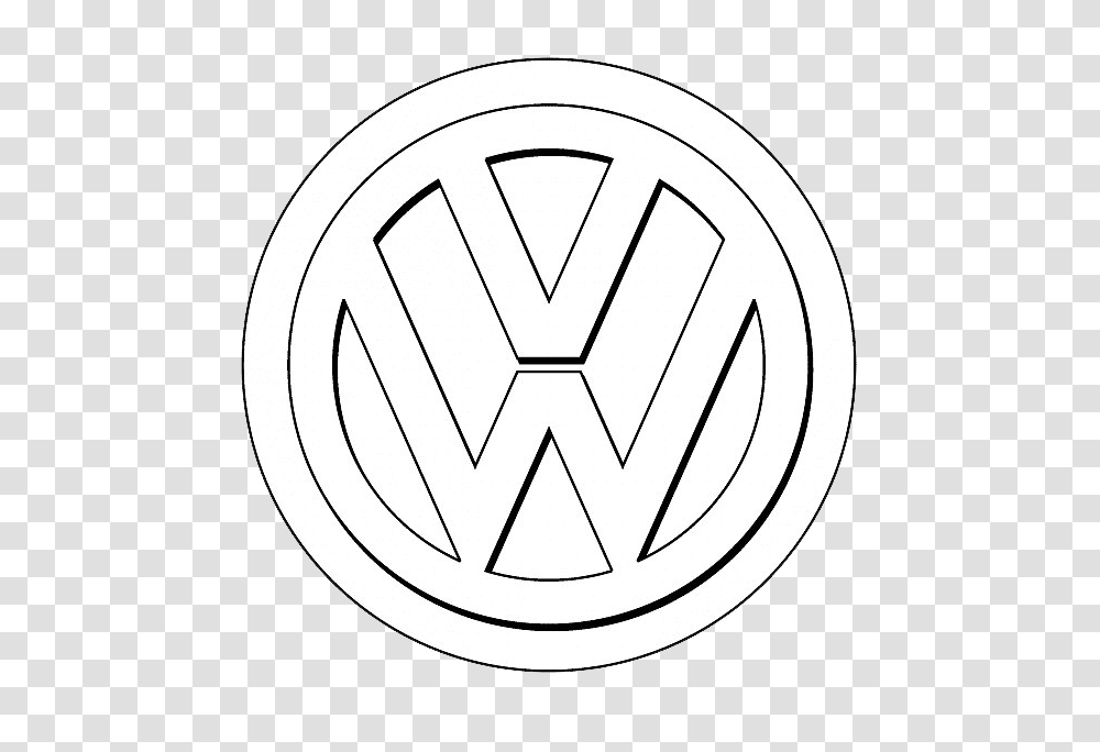 Volkswagen Logo Images Circle, Symbol, Trademark, Emblem, Clock Tower Transparent Png
