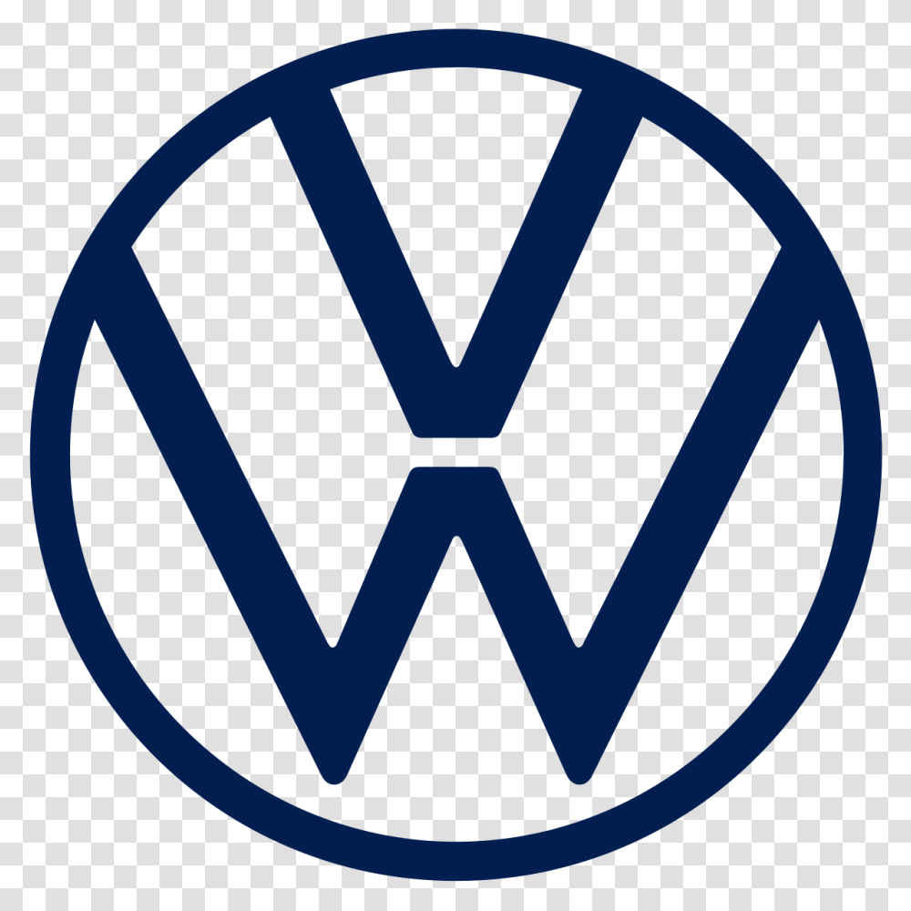 Volkswagen New Logo Vs Old, Trademark, Badge Transparent Png