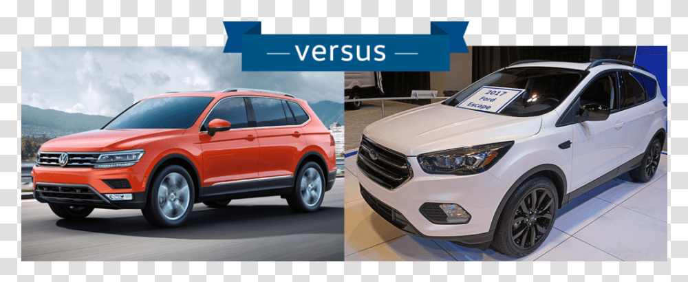 Volkswagen Tiguan Vs Ford Escape, Car, Vehicle, Transportation, Bumper Transparent Png