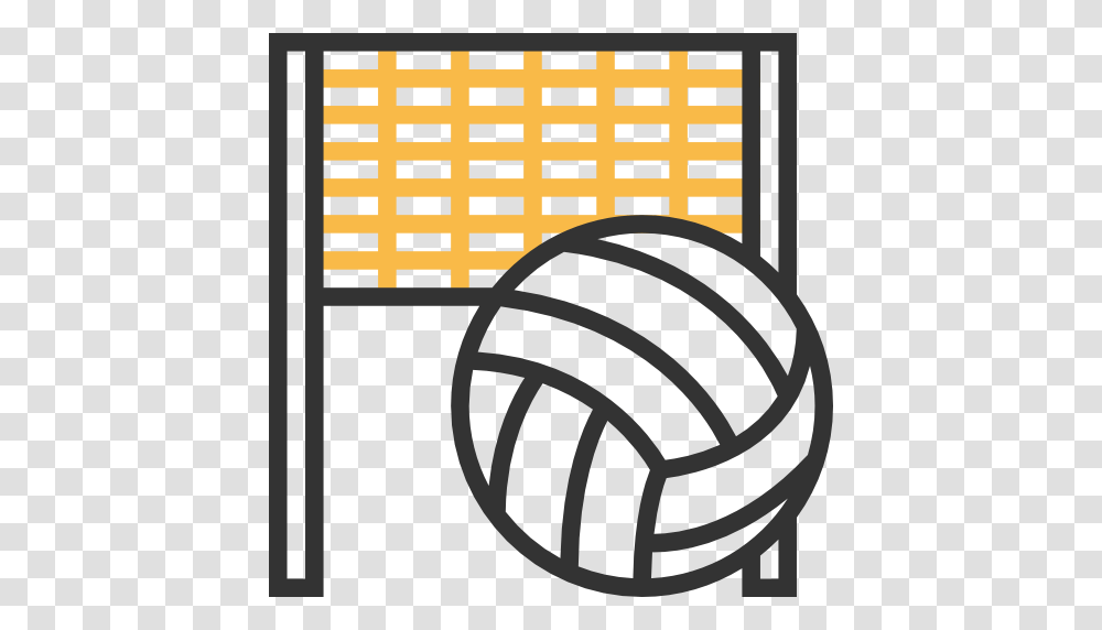 Volleyball Ball Game Sports Play Sport Icon, Word, Rug Transparent Png