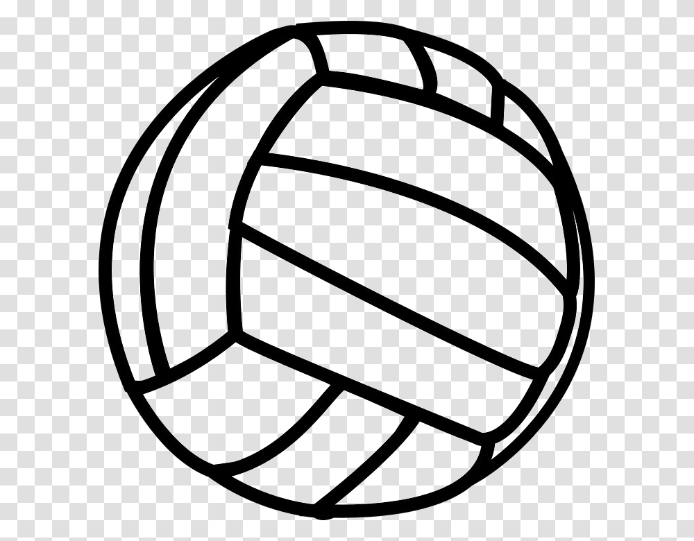 Volleyball Clip Art Vector Volleyball Clipart Black And White, Sport, Sports, Sphere, Soccer Ball Transparent Png