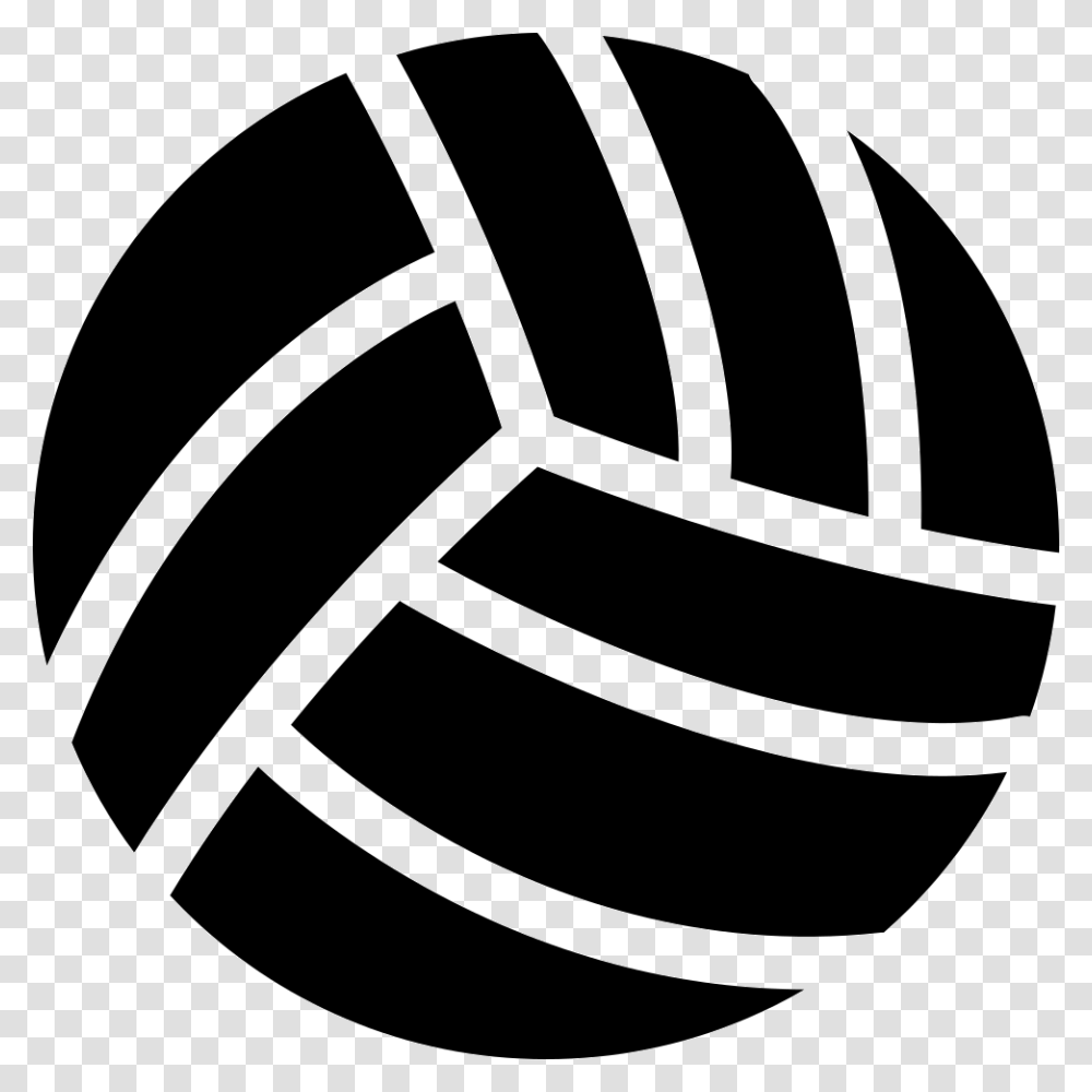 Volleyball Icon Free Download, Sphere, Sport, Sports, Stencil Transparent Png