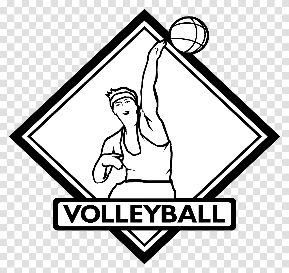 Volleyball Logo & Svg Vector Freebie Supply Baseball Coloring Pages, Symbol, Sign, Hand, Dog Transparent Png