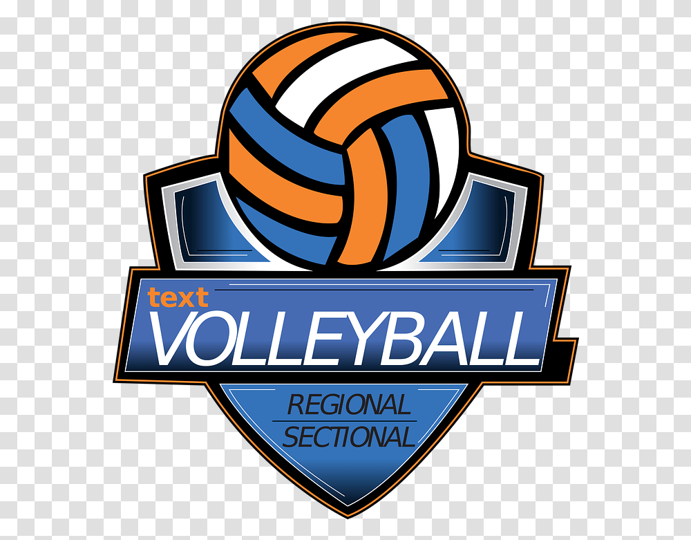 Volleyball Logo Volley Voli, Symbol, Trademark, Text, Graphics Transparent Png