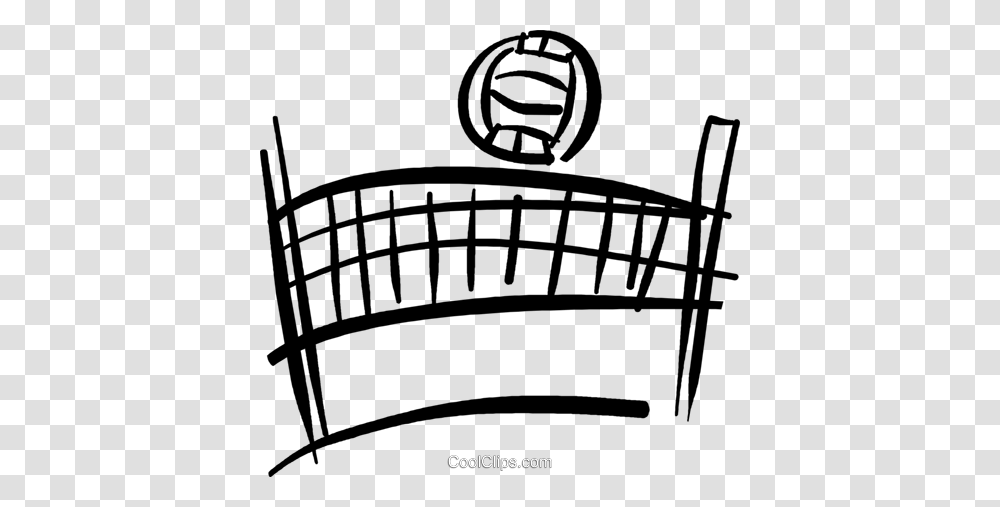 Volleyball Net Clipart Blank Background Collection, Gate, Furniture, Logo Transparent Png