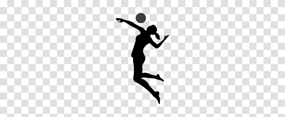 Volleyball, People, Person, Human, Silhouette Transparent Png