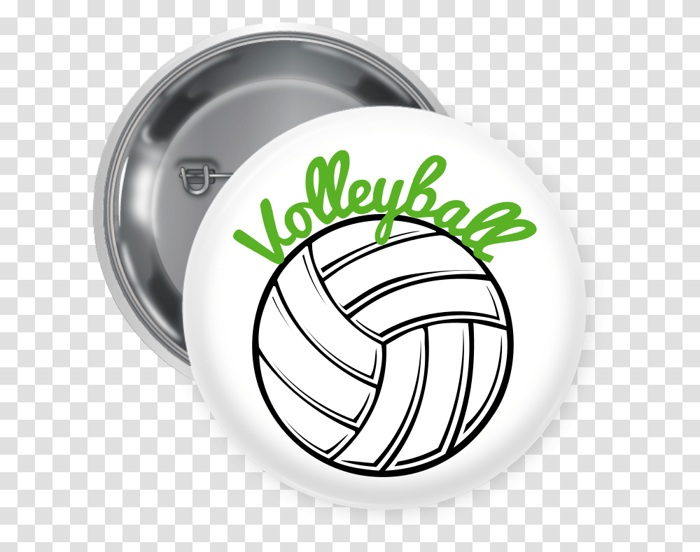 Volleyball Pin Backed Button Save The Turtles Pin, Meal, Food, Dish Transparent Png