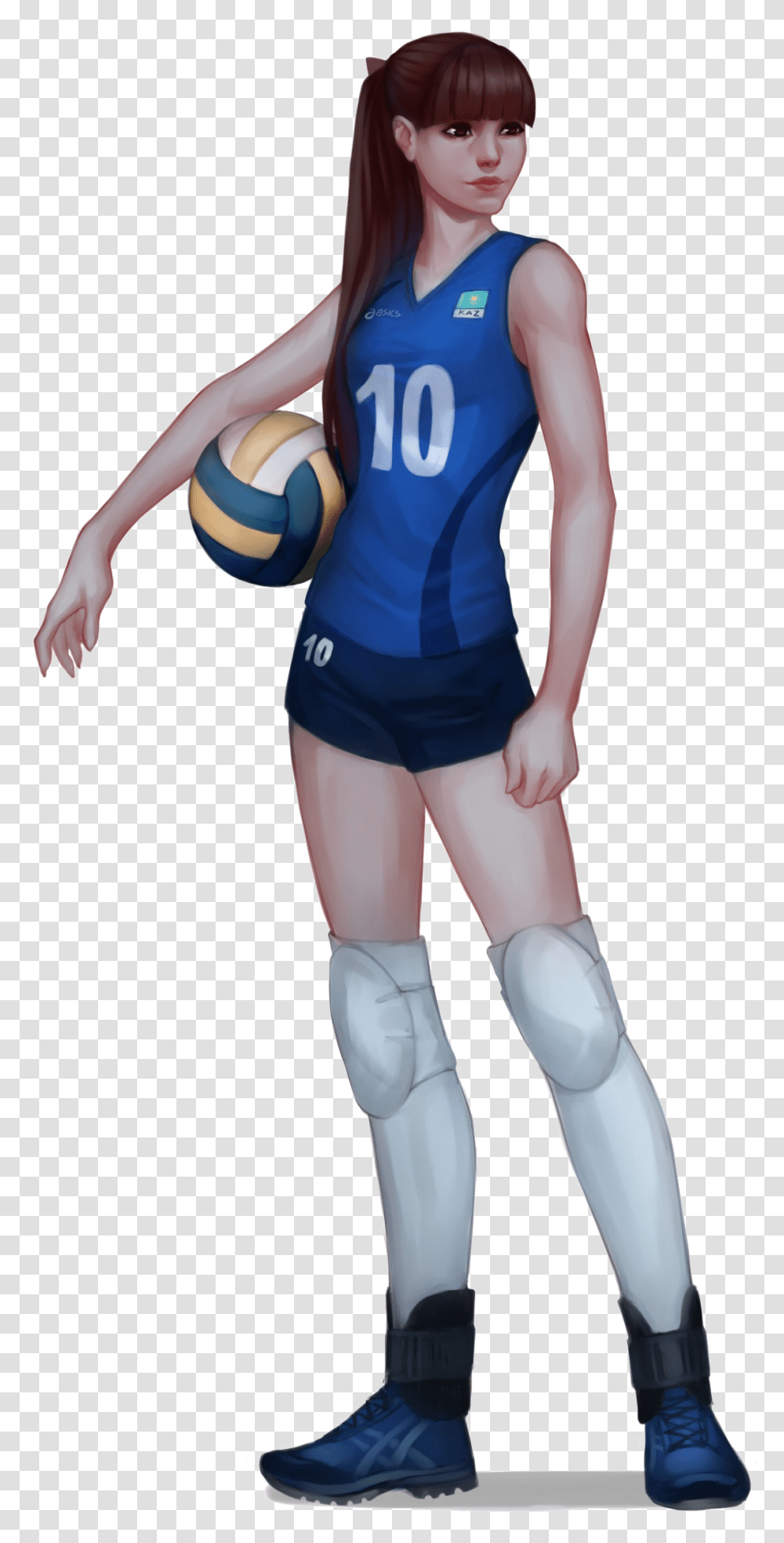 Volleyball Player Download Image Anime Girl Playing Volleyball, Clothing, Person, People, Costume Transparent Png