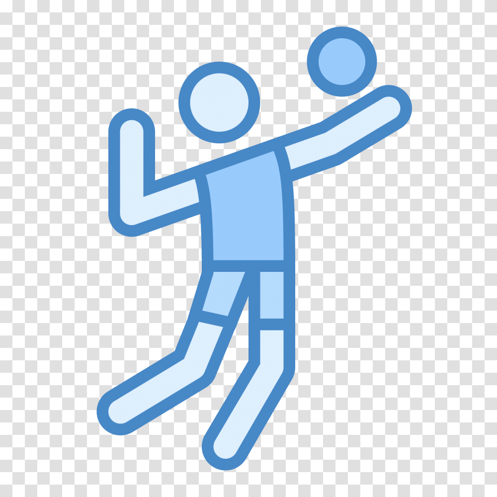 Volleyball Player Icon, Cross, Hammer Transparent Png