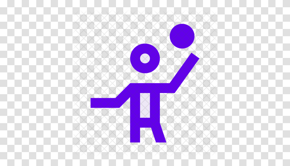 Volleyball Player Icon Graphic Design, Cross, Symbol, Juggling, Text Transparent Png