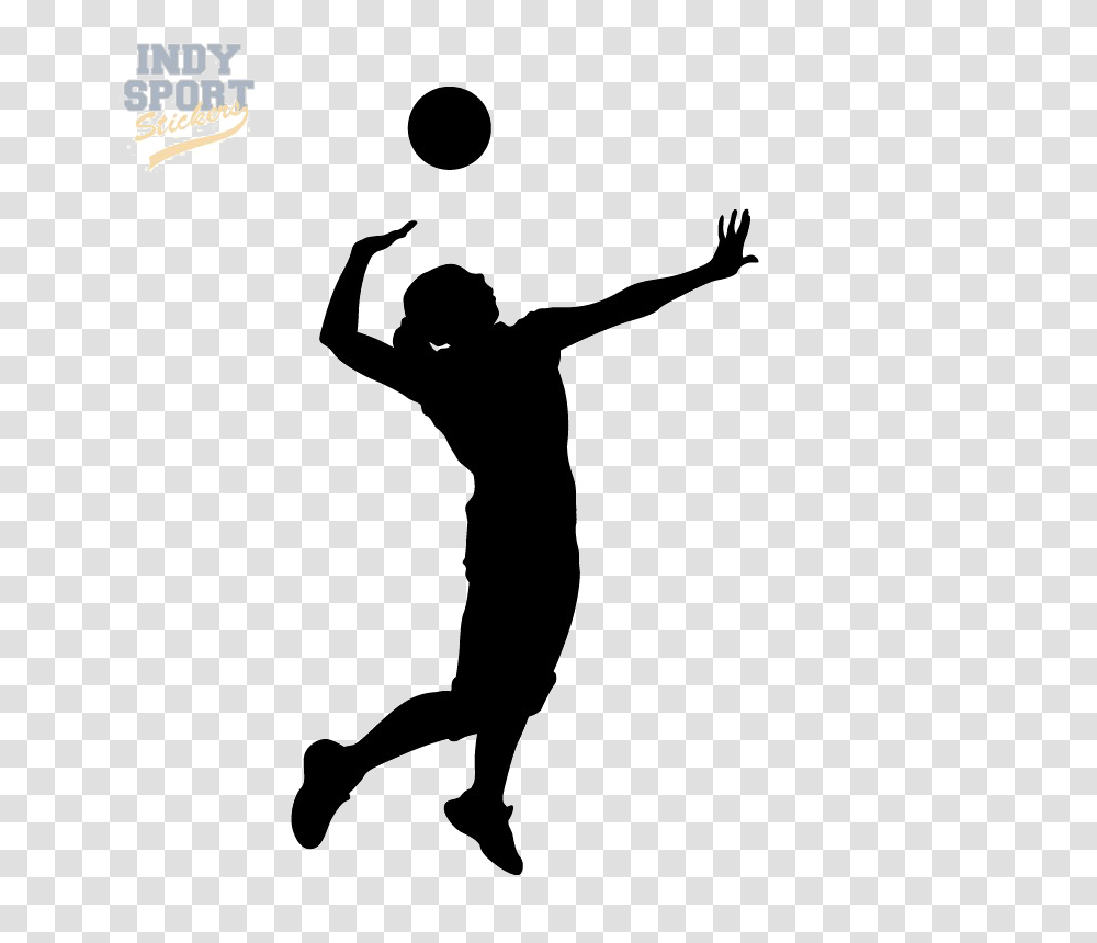 Volleyball Player Image Arts, Person, Silhouette, Sphere, People Transparent Png