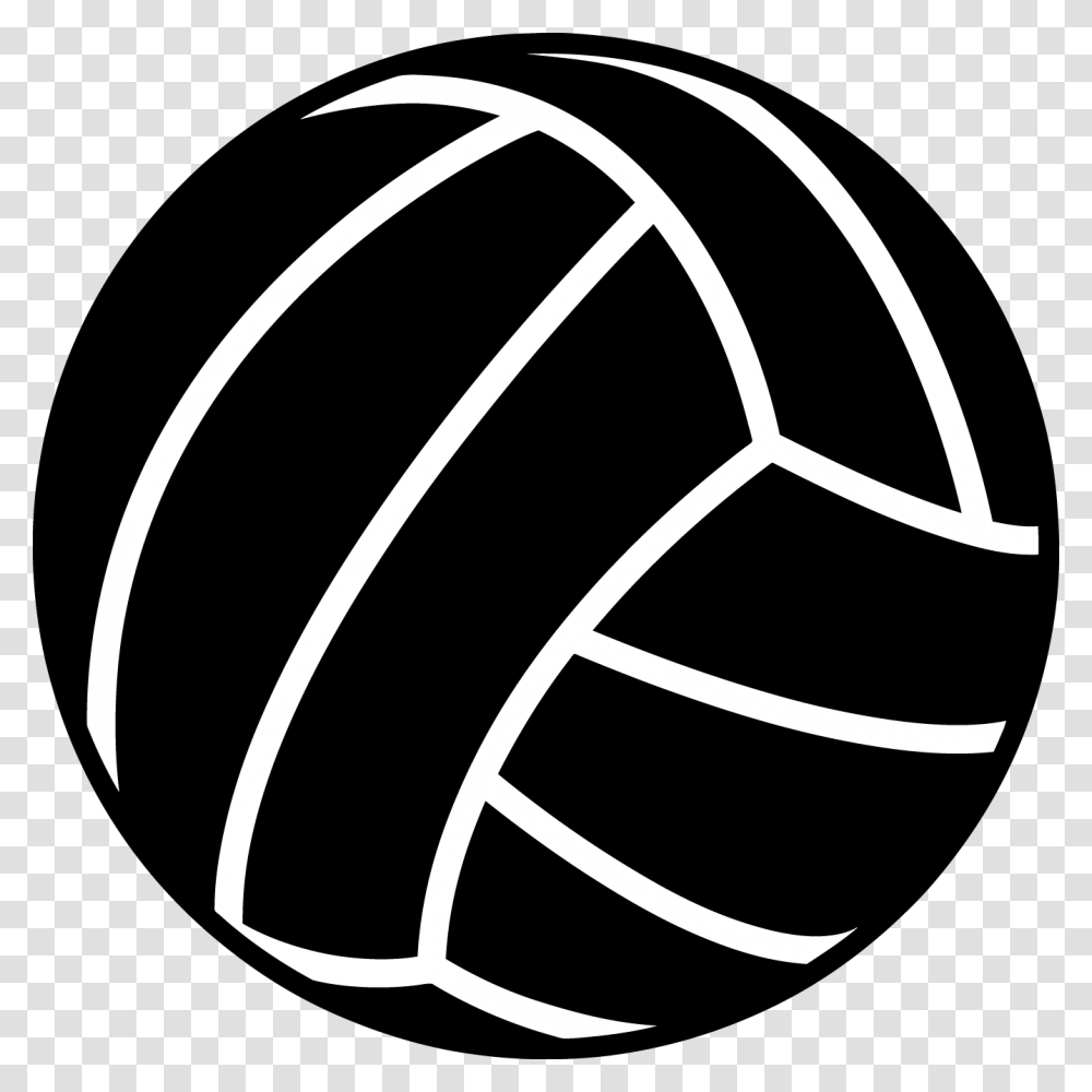Volleyball Volleyball Clipart Black And White, Sphere, Sport, Sports, Team Sport Transparent Png