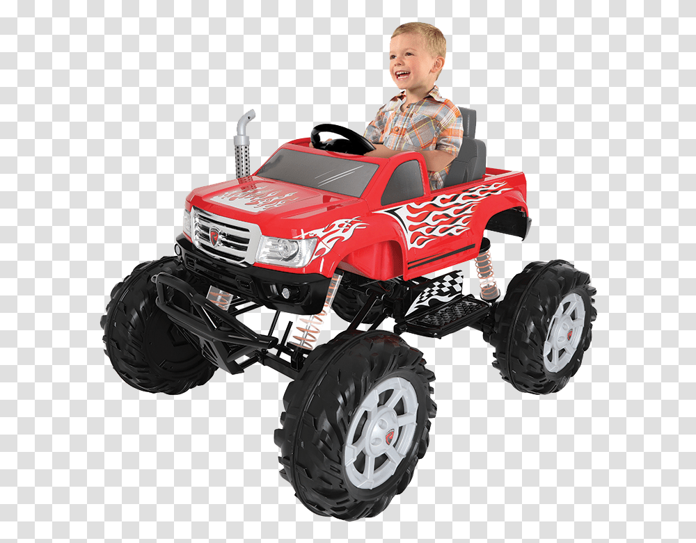 Volt Monster Truck, Person, Human, Lawn Mower, Tool Transparent Png