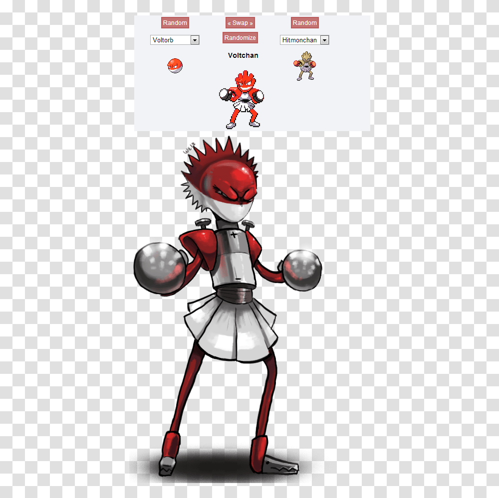 Voltchan Pokemon Fusion By Weepillowcase Pokemon Fusion Sprite, Performer, Toy, Juggling, Robot Transparent Png