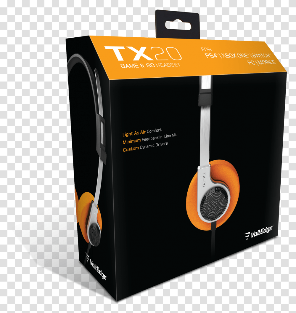 Voltedge Tx20 Wired Headset Orange Portable, Beverage, Cup, Coffee Cup Transparent Png