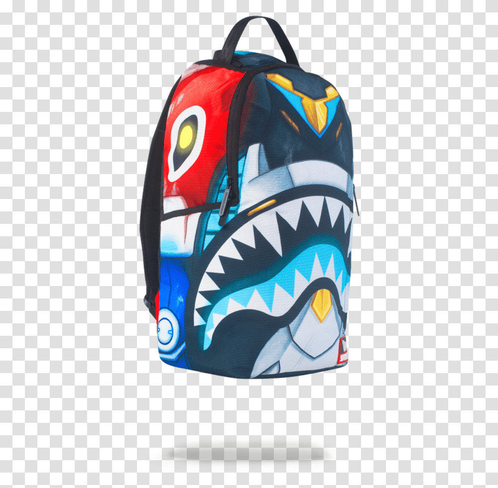 Voltron Shark Backpack Sprayground Voltron Shark, Sea, Outdoors, Water, Nature Transparent Png