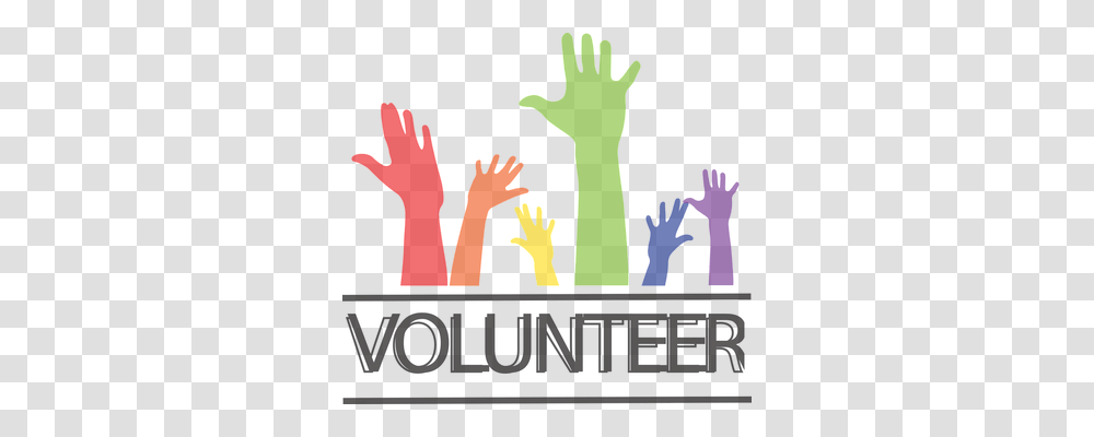 Volunteer Word, Poster, Advertisement Transparent Png
