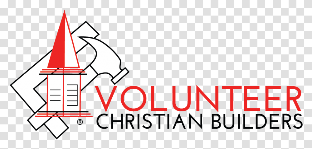Volunteer Christian Builders Silver, Text, Logo, Symbol, Trademark Transparent Png