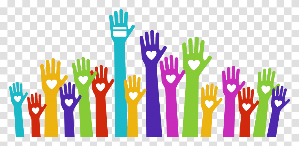 Volunteer Hands, Fork, Cutlery, Spoon, Brush Transparent Png