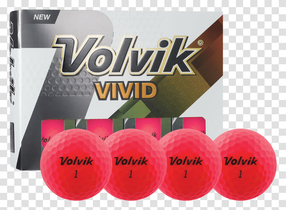 Volvik Vivid Golf Balls Ball, Flyer, Poster, Paper, Advertisement Transparent Png