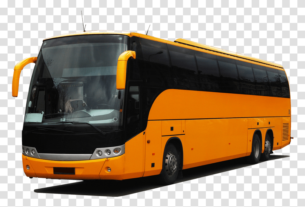 Volvo Bus Image Orange Bus Bhubaneswar To Hyderabad, Vehicle, Transportation, Tour Bus, Spoke Transparent Png