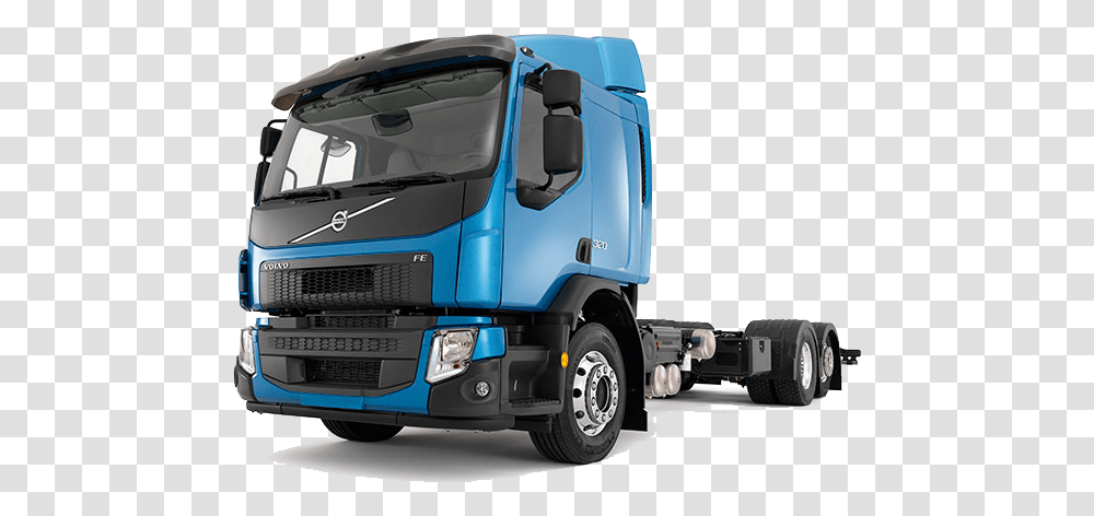 Volvo Fe, Truck, Vehicle, Transportation, Trailer Truck Transparent Png