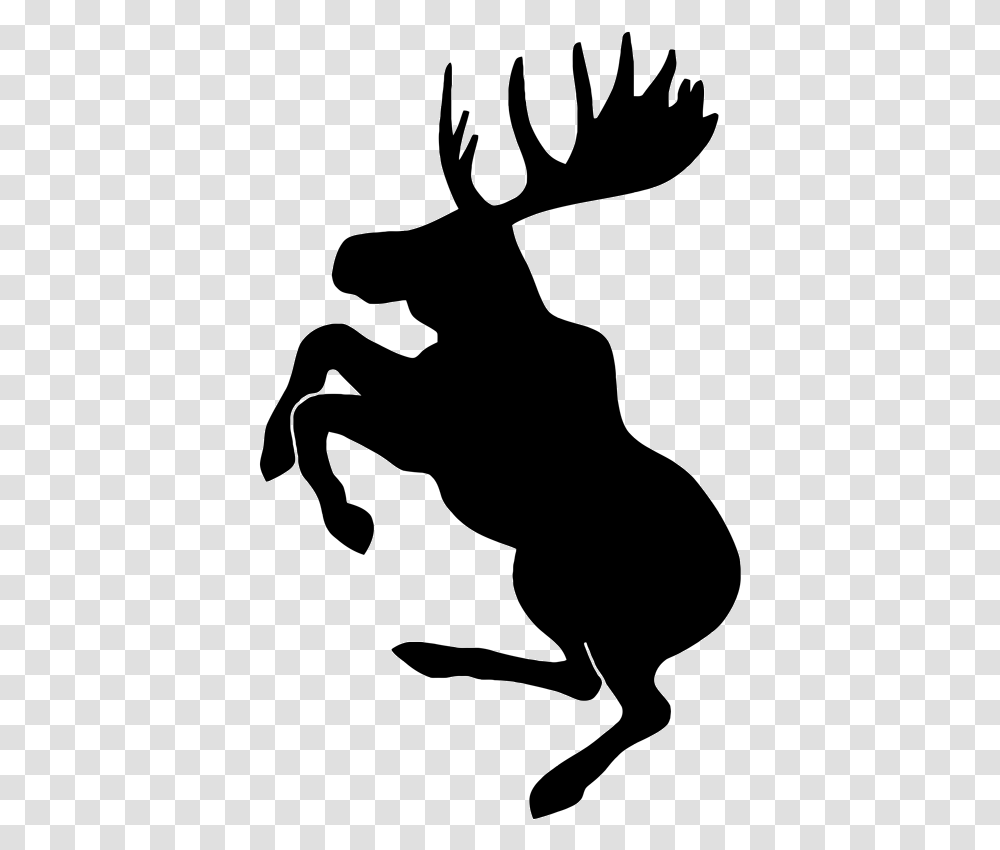 Volvo Prancing Moose, Silhouette, Leisure Activities, Stencil, Sport Transparent Png