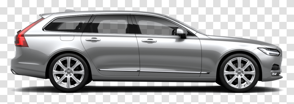 Volvo S90 Silver Metallic, Sedan, Car, Vehicle, Transportation Transparent Png