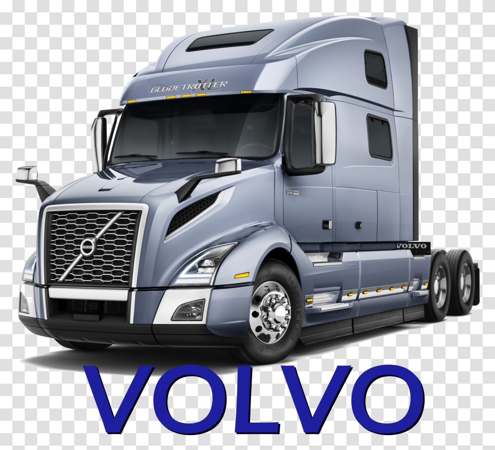 Volvo Vnl 2019 Silver, Trailer Truck, Vehicle, Transportation Transparent Png