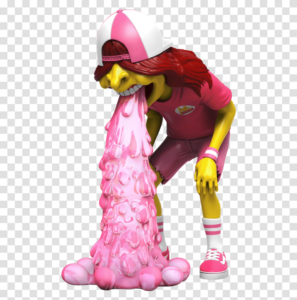 Vomit Kid By Okeh Fast Food Pink, Helmet, Apparel, Costume Transparent Png